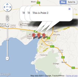 A simple map with multiple markers and infowindows